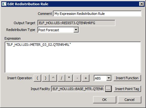 Edit Redistribution Rule
